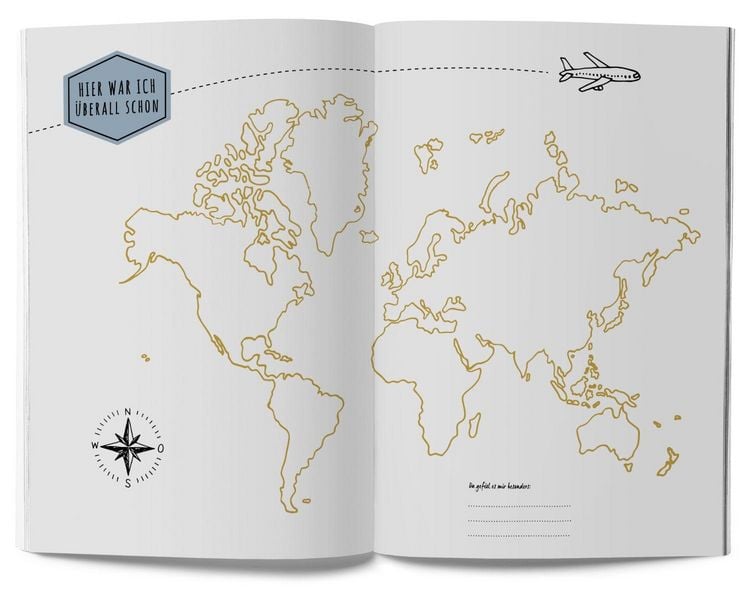 Produktbild: GuideMe Reisetagebuch Travel Memories &bdquo;Meine Reisen&ldquo;