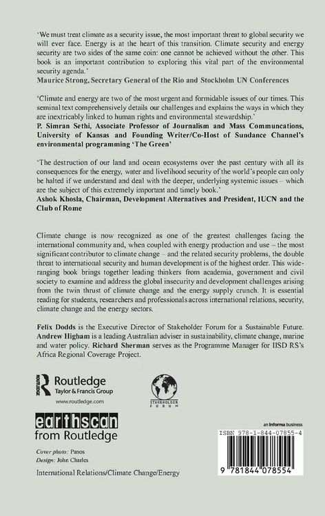 Produktbild: Climate Change and Energy Insecurity
