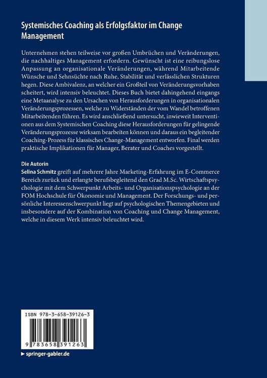 Produktbild: Systemisches Coaching als Erfolgsfaktor im Change Management
