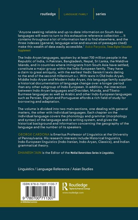 Produktbild: The Indo-Aryan Languages