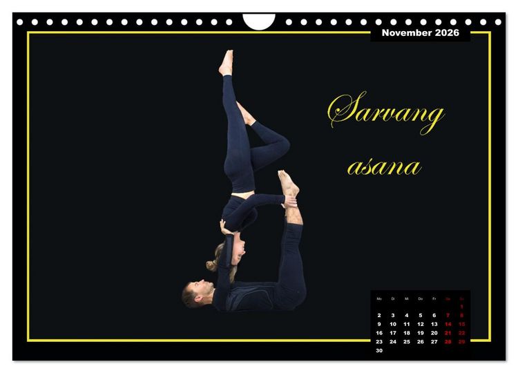 Produktbild: Yoga - Asana (Wandkalender 2026 DIN A4 quer), CALVENDO Monatskalender