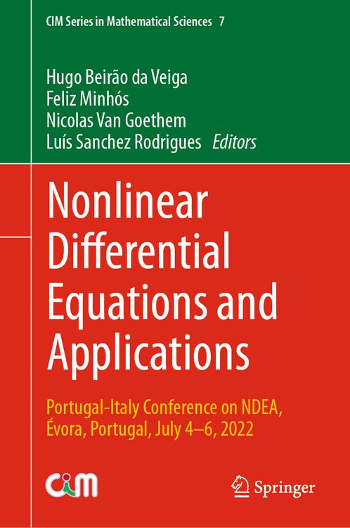 Produktbild: Nonlinear Differential Equations and Applications