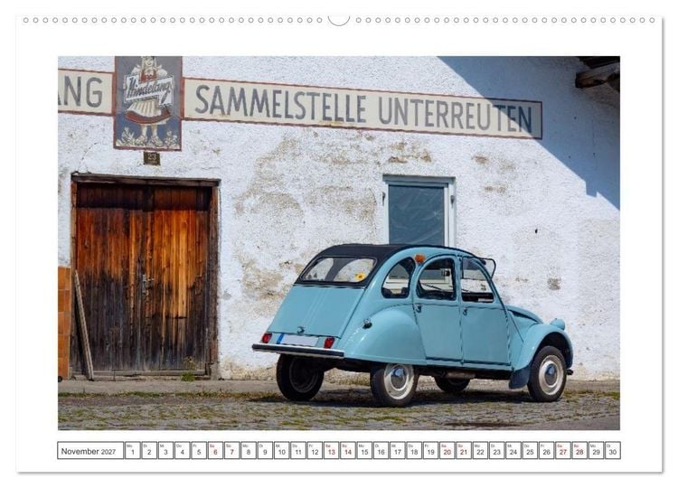 Produktbild: 2CV Pauline (hochwertiger Premium Wandkalender 2027 DIN A2 quer), Kunstdruck in Hochglanz