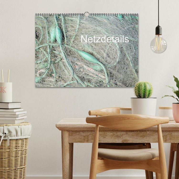 Produktbild: Netzdetails (Wandkalender 2026 DIN A3 quer), CALVENDO Monatskalender