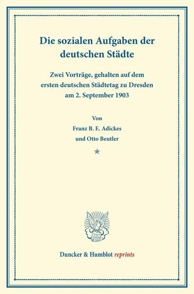 Produktbild: Die sozialen Aufgaben