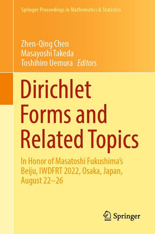 Produktbild: Dirichlet Forms and Related Topics
