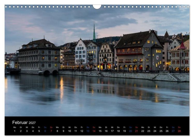 Produktbild: Z&Uuml;RICH - Little Big City (Wandkalender 2027 DIN A3 quer), CALVENDO Monatskalender