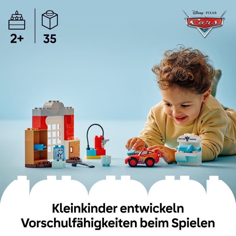 Produktbild: LEGO DUPLO │ Disney McQueens Besuch in Docs Werkstatt Bauspielzeug 10456