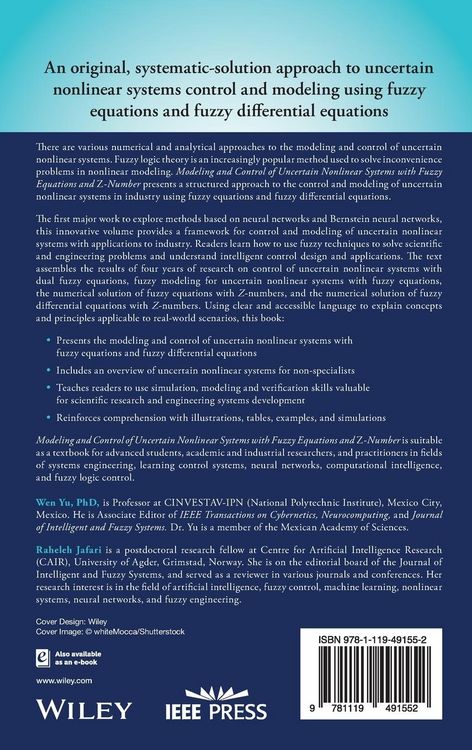 Produktbild: Modeling and Control of Uncertain Nonlinear Systems with Fuzzy Equations and Z-Number