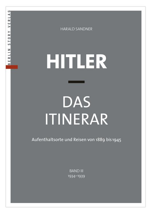 Produktbild: Hitler - Das Itinerar (Band III)