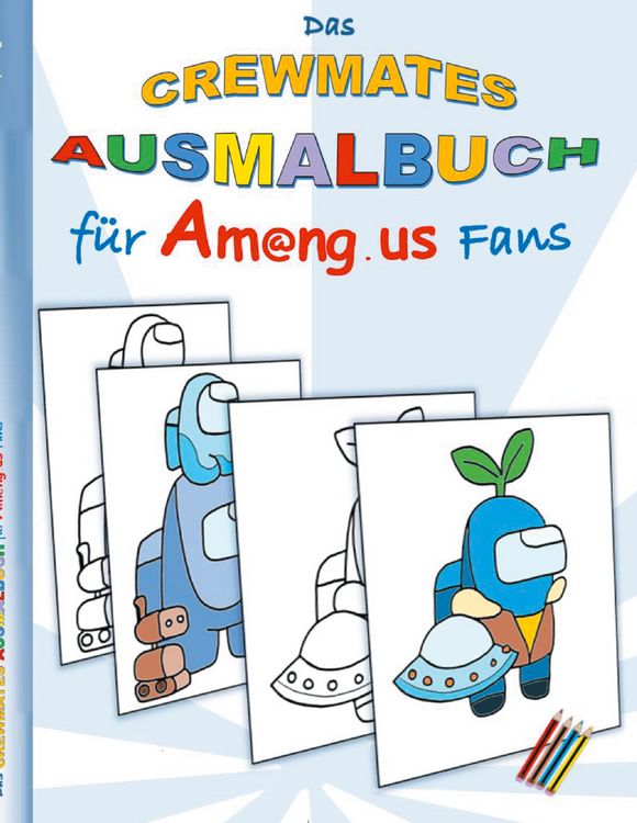 Produktbild: Das Crewmates Ausmalbuch f&uuml;r Am@ng.us Fans