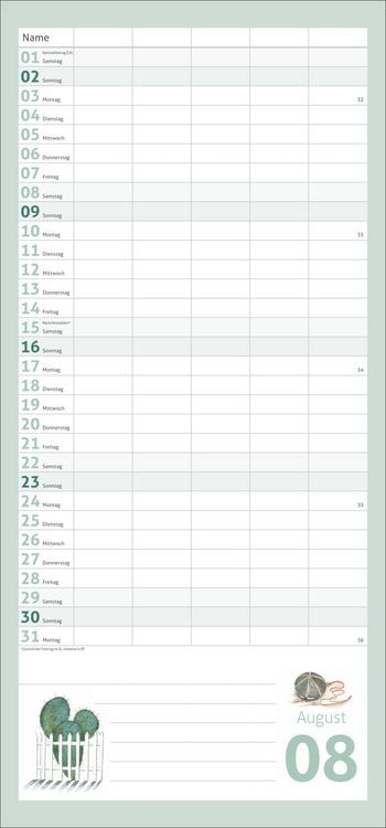 Produktbild: Times&more Schaffner Familienplaner 2026