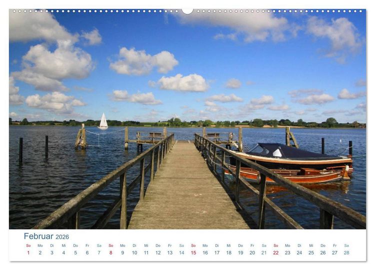 Produktbild: Sieseby 2026. Idyllisches Fl&auml;chendenkmal an der Schlei (Wandkalender 2026 DIN A2 quer), CALVENDO Monatskalender