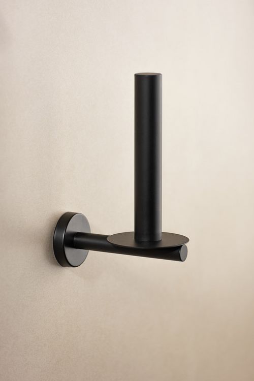 Produktbild: Toilettenpapier-Ersatzrollenhalter Mod. Bosio Black, rostfrei