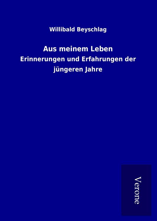 Produktbild: Aus meinem Leben