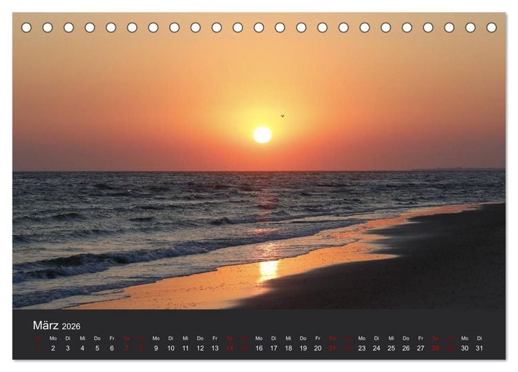Produktbild: Norderney - Meine Trauminsel (Tischkalender 2026 DIN A5 quer), CALVENDO Monatskalender