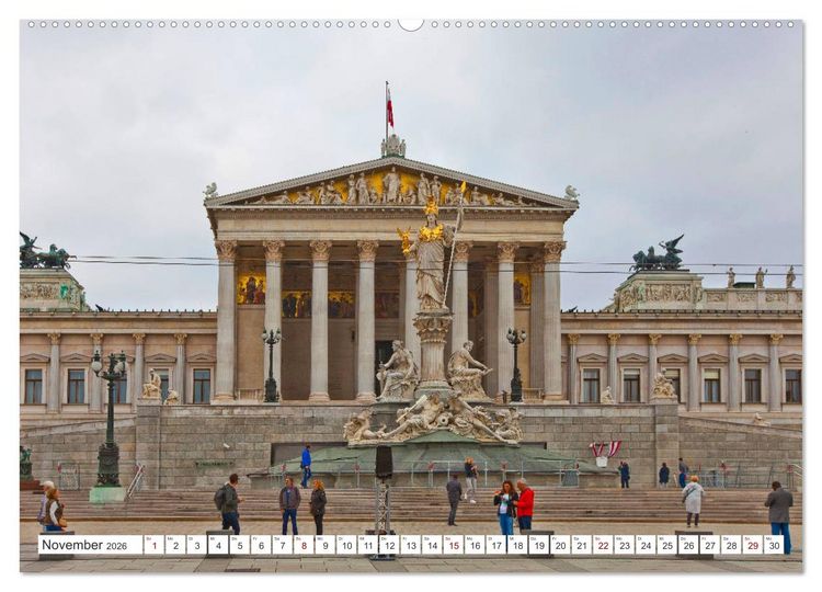 Produktbild: Sch&ouml;ne Gr&uuml;&szlig;e aus Wien (Wandkalender 2026 DIN A2 quer), CALVENDO Monatskalender