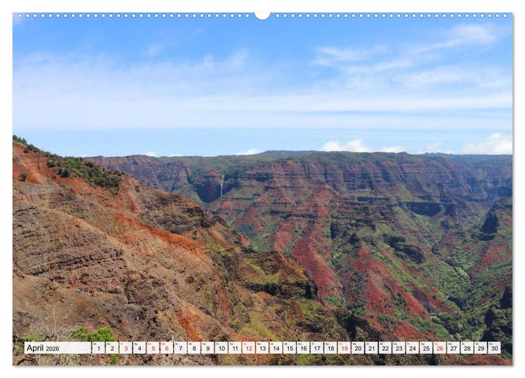 Produktbild: Hawaii the Aloha State (hochwertiger Premium Wandkalender 2026 DIN A2 quer), Kunstdruck in Hochglanz