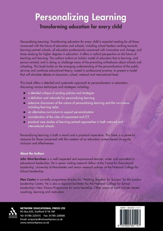 Produktbild: Personalizing Learning