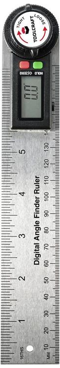 Produktbild: TOOLCRAFT TO-8706177 Digitaler Winkelmesser 360&deg;