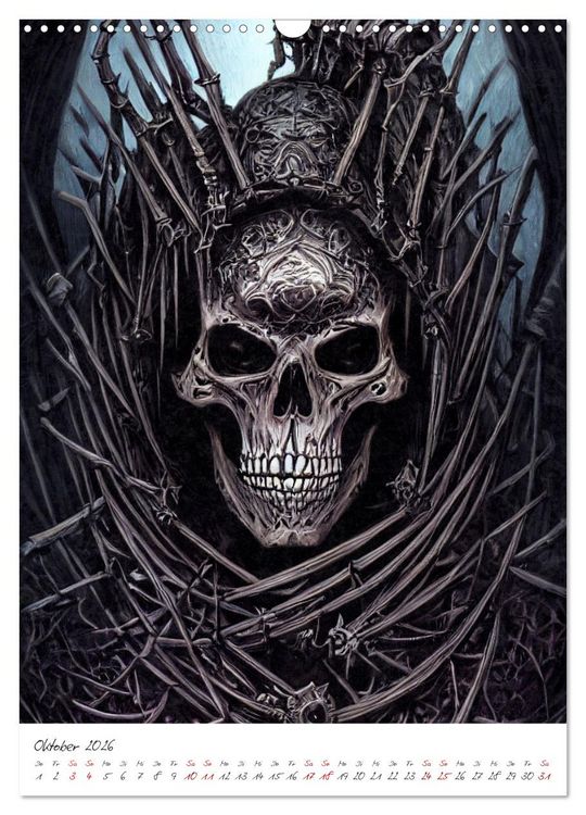 Produktbild: Dark Fantasy Art - Helden und Monster (Wandkalender 2026 DIN A3 hoch), CALVENDO Monatskalender