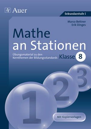 Produktbild: Mathe an Stationen 8
