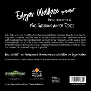 Produktbild: Edgar Wallace - Bliss ermittelt - Das Gasthaus an der Themse,1 Audio-CD