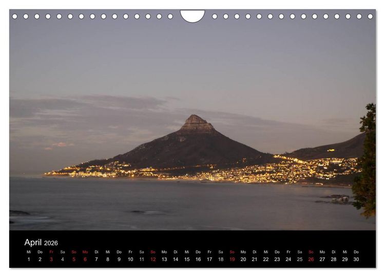Produktbild: Kapstadt - Die sch&ouml;nste Stadt der Welt (Wandkalender 2026 DIN A4 quer), CALVENDO Monatskalender