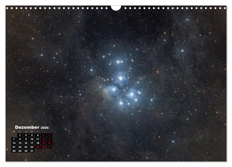 Produktbild: InfinityAstro - die Unendlichkeit im Bild - Astrofotos von Roland Schliessus (Wandkalender 2026 DIN A3 quer), CALVENDO Monatskalender