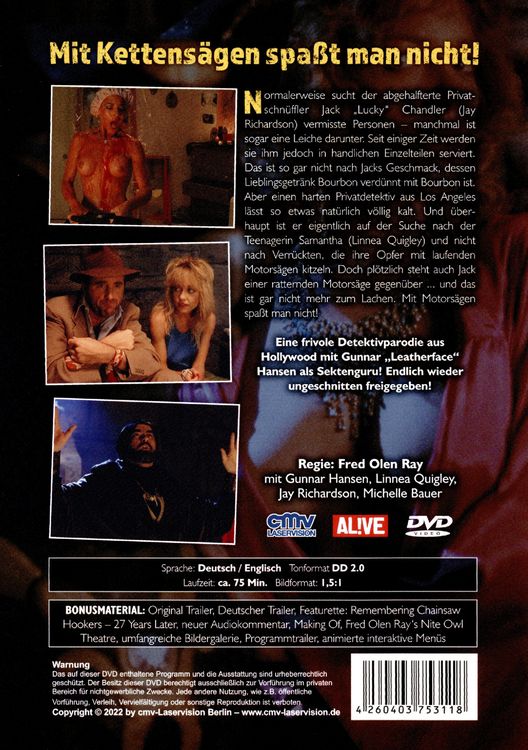 Produktbild: Hollywood Chainsaw Hookers (uncut)