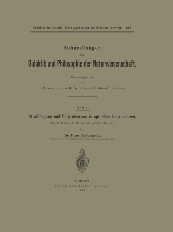 Produktbild: Strahlengang und Vergr&ouml;&szlig;erung in optischen Instrumenten