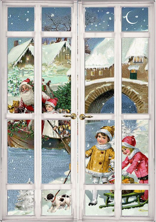 Produktbild: Mini-Adventskalender &ndash; Nostalgische Adventsfenster