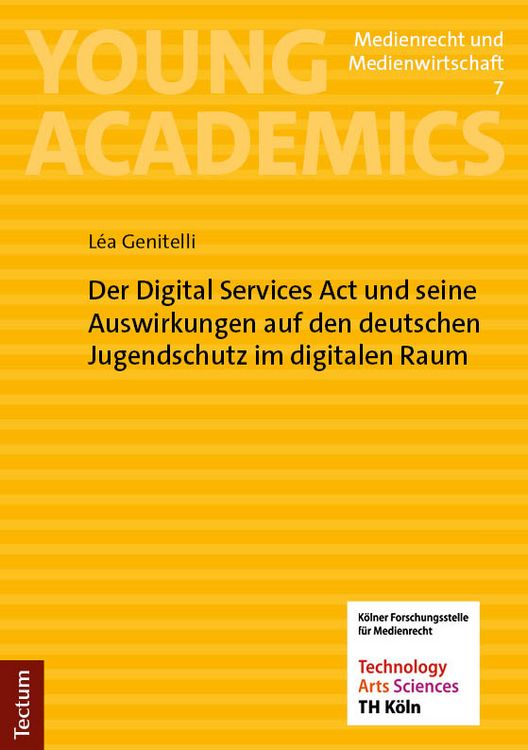Produktbild: Der Digital Services Act und seine Auswirkungen auf den deutschen Jugendschutz im digitalen Raum