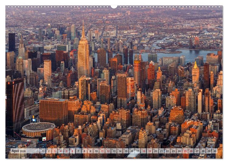 Produktbild: New York - United States of America (Wandkalender 2026 DIN A2 quer), CALVENDO Monatskalender