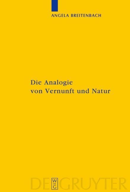Produktbild: Die Analogie von Vernunft und Natur