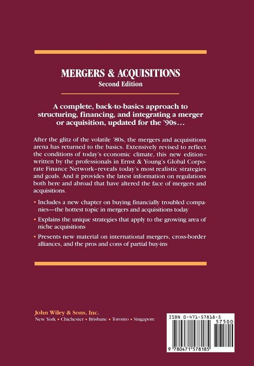 Produktbild: Mergers and Acquisitions