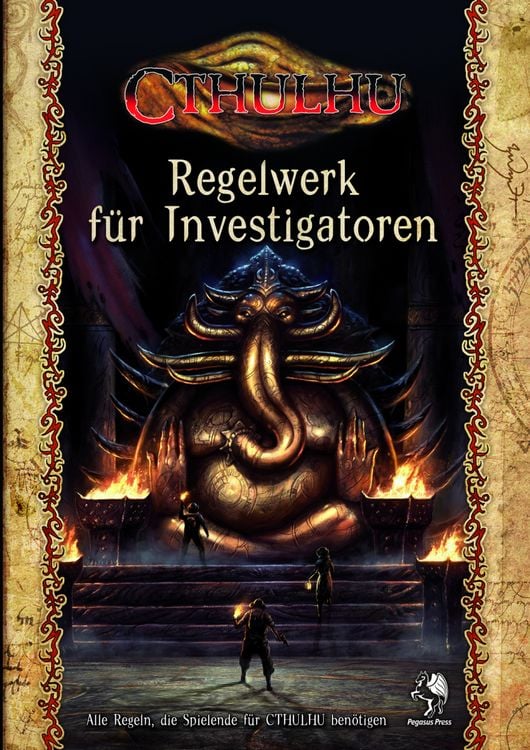Produktbild: Cthulhu: Regelwerk f&uuml;r Investigatoren (Hardcover)