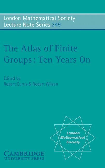 Produktbild: The Atlas of Finite Groups - Ten Years on