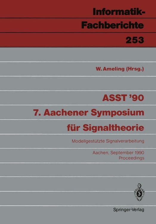 Produktbild: ASST &rsquo;90 7. Aachener Symposium f&uuml;r Signaltheorie