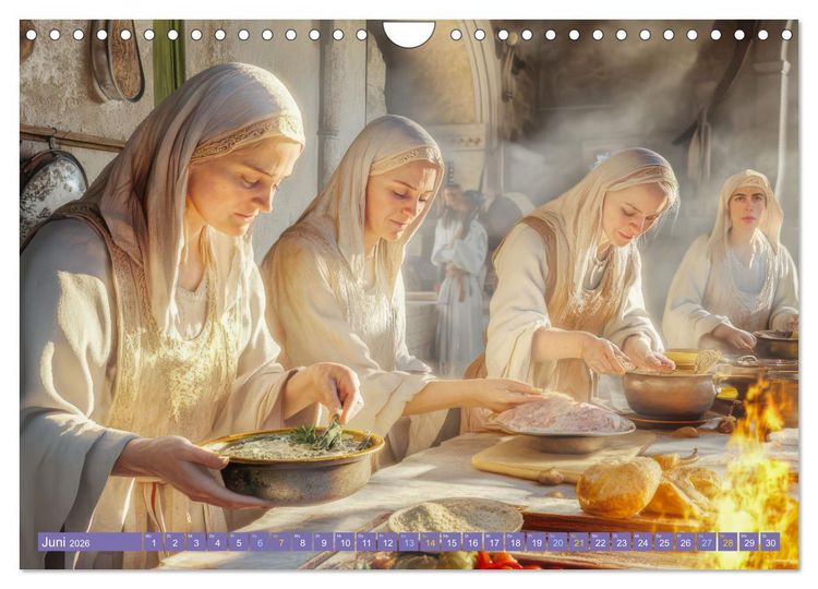Produktbild: Mittelalter - Ein Blick in diese Zeit (Wandkalender 2026 DIN A4 quer), CALVENDO Monatskalender