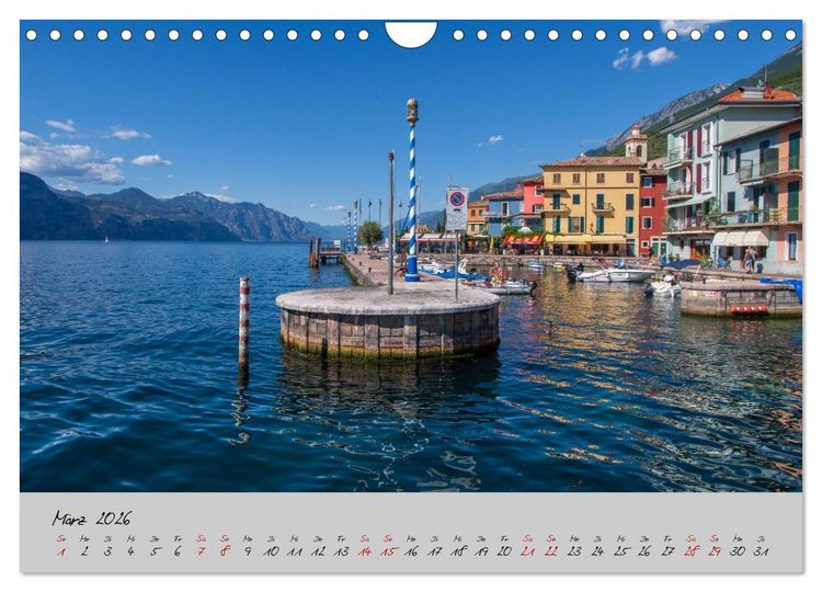 Produktbild: Sehnsuchtsziel Lago di Garda (Wandkalender 2026 DIN A4 quer), CALVENDO Monatskalender