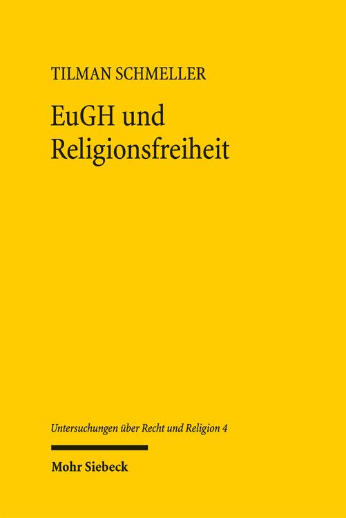 Produktbild: EuGH und Religionsfreiheit