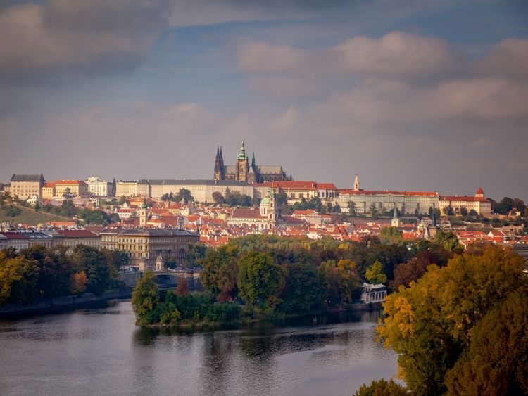 Produktbild: Panorama Prag mit Prager Burg (Puzzle)