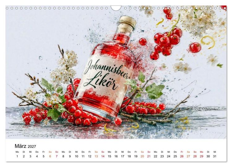 Produktbild: Lik&ouml;re - Frucht. Frisch. Frech. (Wandkalender 2027 DIN A3 quer), CALVENDO Monatskalender