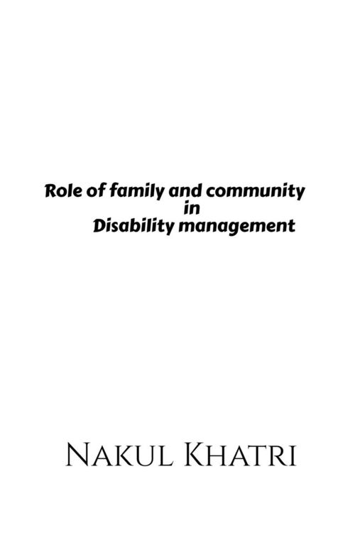 Produktbild: Role of family and community in Disability management