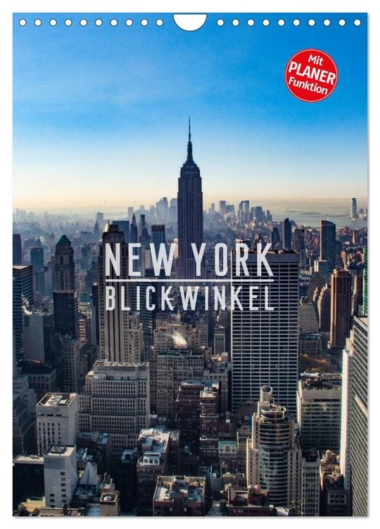 Produktbild: New York - Blickwinkel (Wandkalender 2026 DIN A4 hoch), CALVENDO Monatskalender