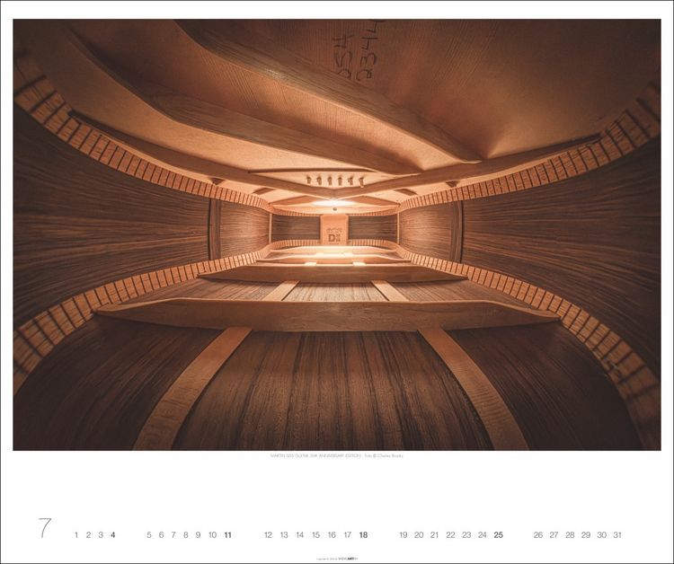 Produktbild: Architecture in Music Kalender 2027 - Musikinstrumente von innen