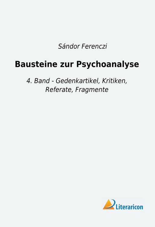 Produktbild: Bausteine zur Psychoanalyse