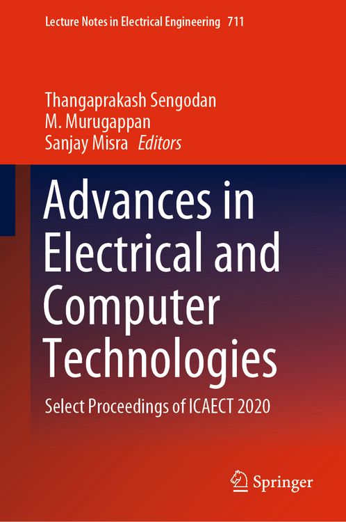Produktbild: Advances in Electrical and Computer Technologies