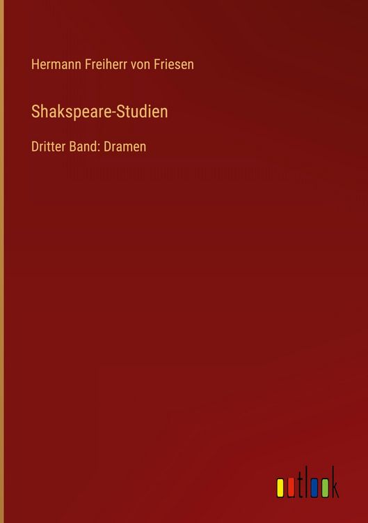 Produktbild: Shakspeare-Studien